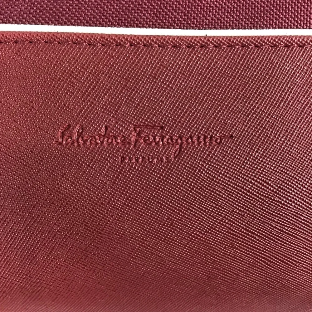 Salvatore Ferragamo Maroon Travel Bag